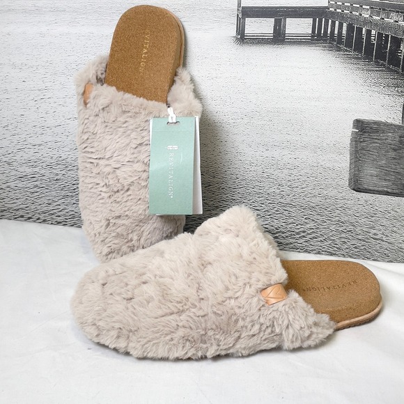 Revitalign Orthotic x Shawn Killinger Slipper Holly Pur Moonbeam NEW 12 Mule - Picture 1 of 6